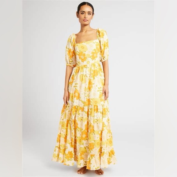 Mille Manon Dress in Retro Floral size large - Picture 3 of 6